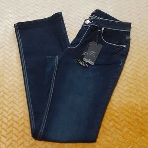 Women's Embellished Bootcut Jeans by Baccini Size 8 NWT
